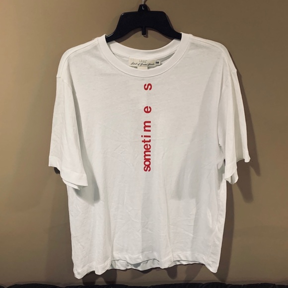 H&M Men Sometimes Vertical Graphic Design Size M - Picture 1 of 2
